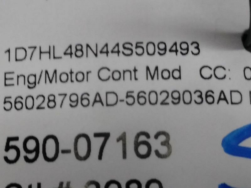 Engine Control Module #56028796AD for 2004 Dodge Dakota