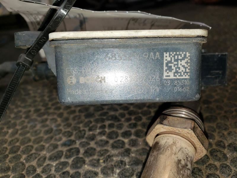 2018 RAM5500 PARTICULATE MATTER SENSOR. PART NUMBER 68352149AA