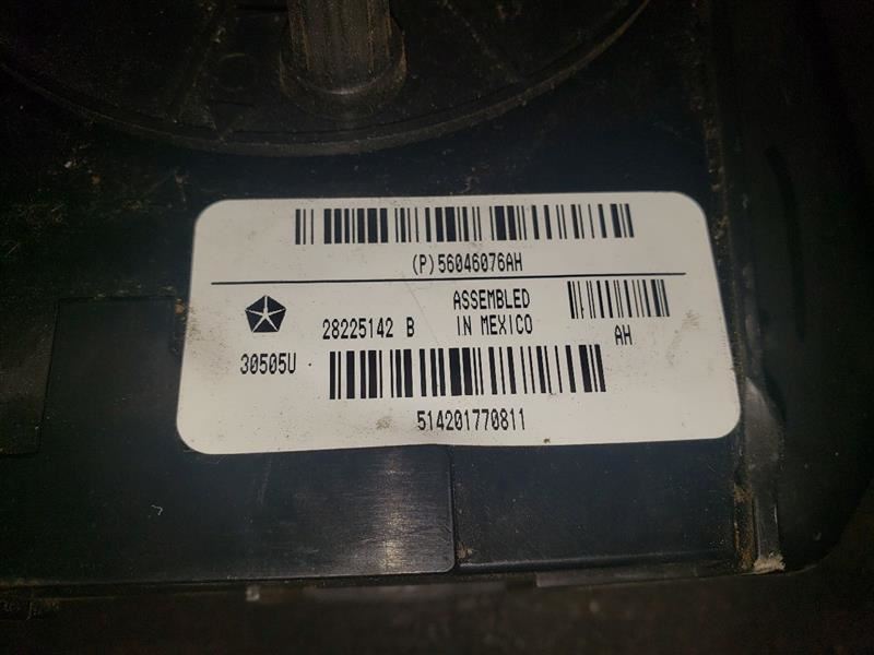 2010 DODGE RAM1500 CLOCKSPRING MODULE. PART NUMBER 56046076AH