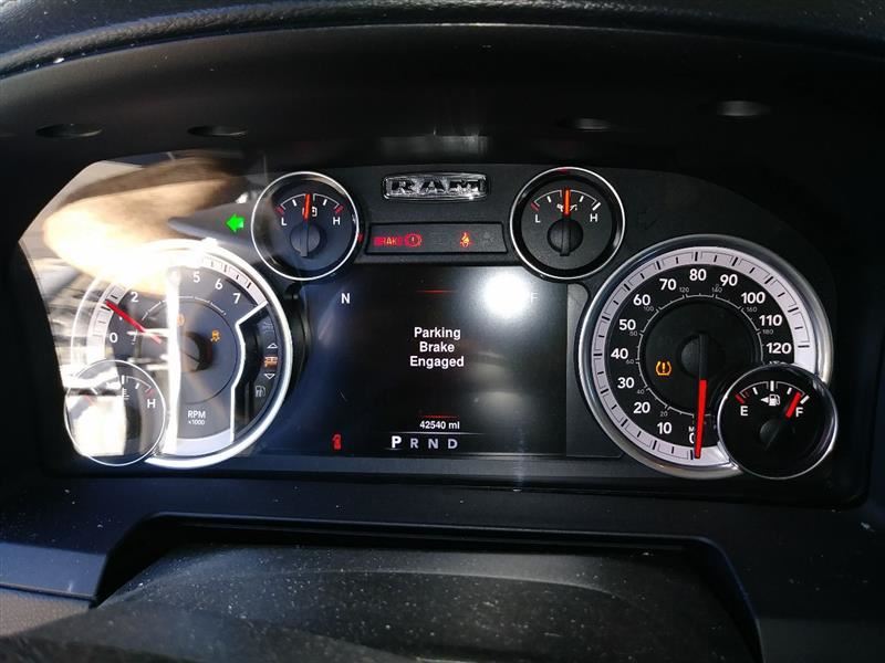 2013 DODGE RAM1500 OVERHEAD CONSOLE. PART NUMBER 1VG07BD1AA