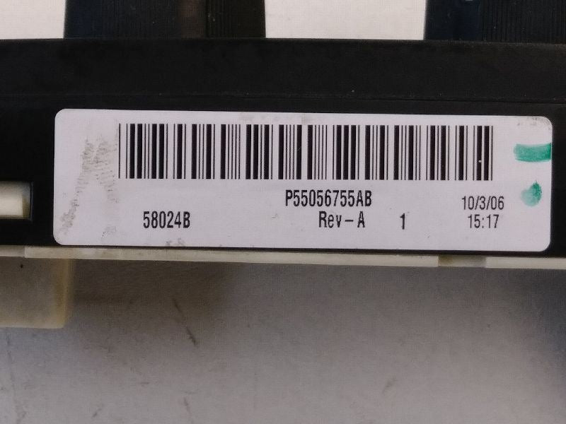 2007 DODGE RAM1500 AC / HEATER TEMP CONTROLS. PART NUMBER 55056755AB