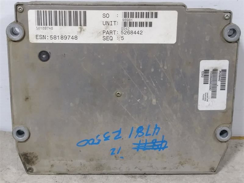 2012 DODGE RAM3500 6.7L ECM. PART NUMBER 5268442