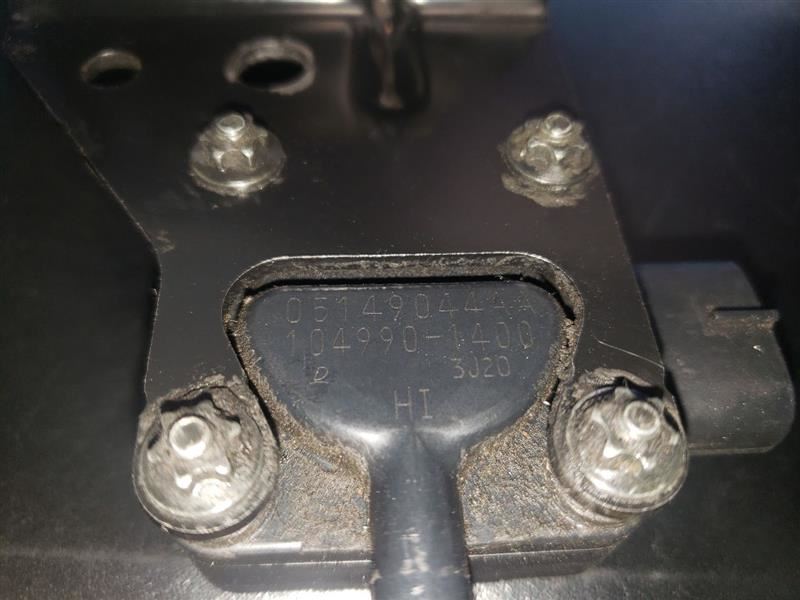 2008 DODGE RAM2500 6.7L DIESEL DIFFERENTIAL PRESSURE SENSOR. PART NUMBER 0514904