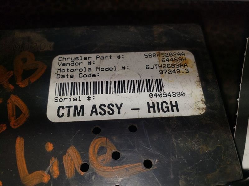 1998 RAM1500 BODY CONTROL MODULE (BCM). PART NUMBER 56045202AA