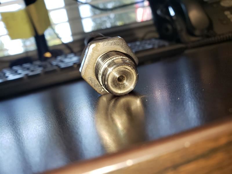 2012 DODGE RAM2500 DIESEL FUEL PRESSURE SENSOR. PART NUMBER 68002436AD