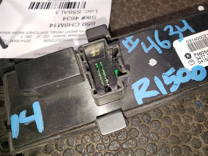 2014 DODGE RAM1500 INSTRUMENT PANEL SWITCHES. PART NUMBER 56054468AA