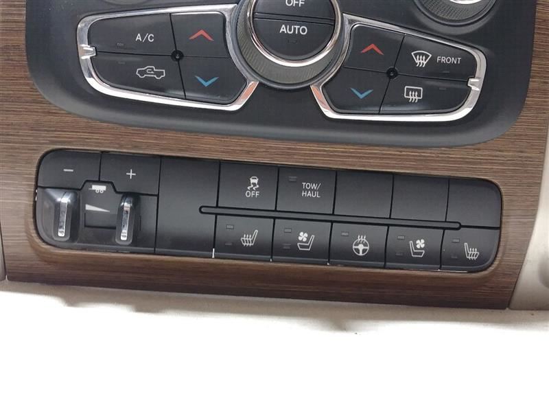 2015 DODGE RAM1500 CENTER DASH RADIO BEZEL. PART NUMBER 1VY911X9AG