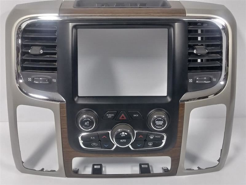 2015 DODGE RAM2500 CENTER DASH RADIO BEZEL. TRIM CODE X9. PART NUMBER 1VY911X9AG