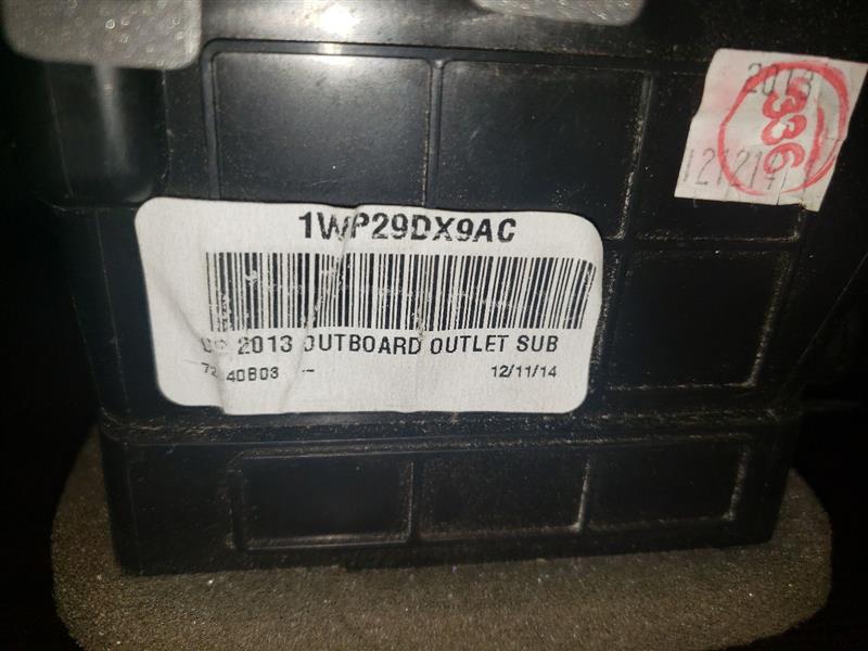 2014 DODGE RAM2500 PASSENGER SIDE AIR VENT. PART NUMBER 1WP29DX9AC