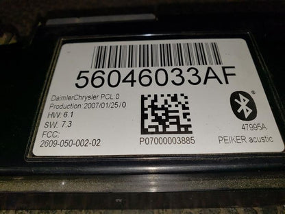 2007 DODGE RAM3500 COMMUNICATION MODULE. PART NUMBER 56046033AF