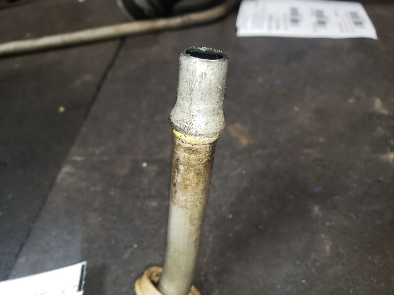 2014 DODGE RAM5500 SMALL TRANSMISSION FLUID JUMPER LINE. PART NUMBER 68166465AB