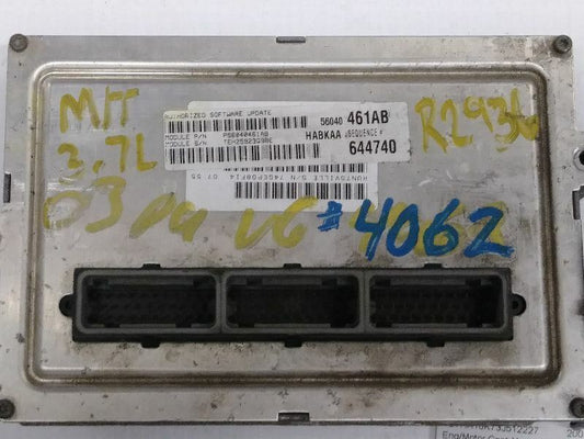 Powertrain Control Module #56040461AB 2003 Dodge Ram 1500