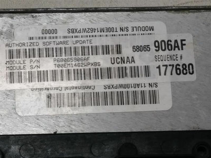 Powertrain Control Module #68065906AF 2012 Dodge Ram 1500