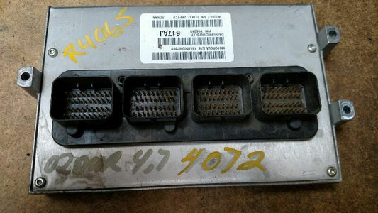 Engine Control Module #56040617AJ 2002 Dodge Durango