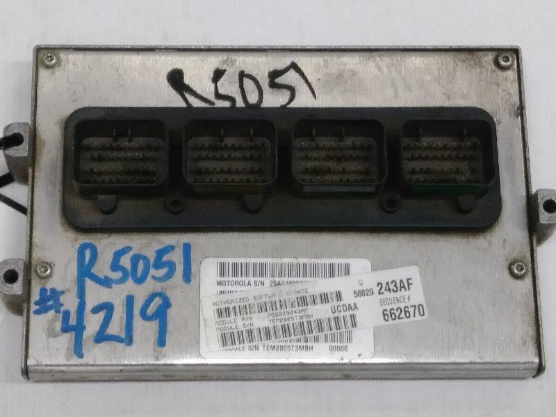 Powertrain Control Module #56029243AF 2006 Dodge Ram 2500