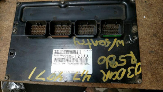 Engine Control Module #56029125AA 2003 Dodge Durango