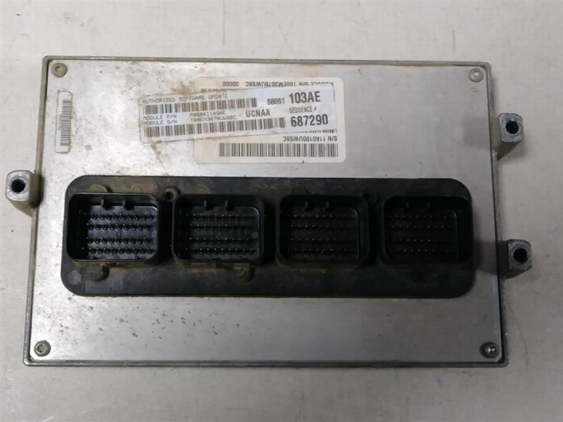 Powertrain Control Module #68061103AE 2011 Dodge Ram 1500