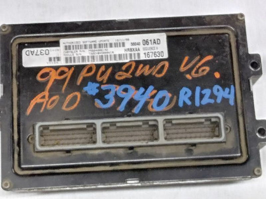 Powertrain Control Module #56040061AD 1998 Dodge Ram 1500