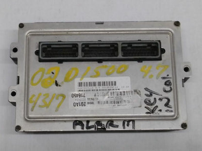 Powertrain Control Module #56040201AD 2002 Dodge Ram 1500