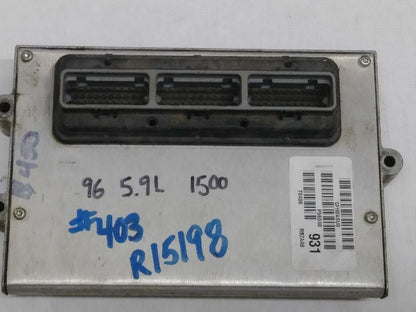 Powertrain Control Module (PCM) #56040931 for 1996 Dodge Ram 1500