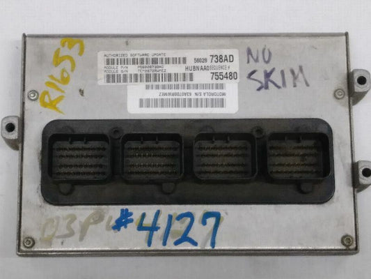 Powertrain Control Module #56028738AD 2003 Dodge Ram 1500