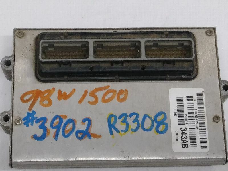 Powertrain Control Module #56046343AB 1998 Dodge Ram 1500