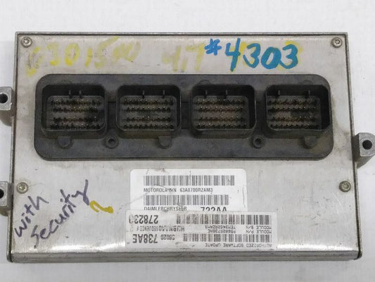 Powertrain Control Module #56028738AE 2003 Dodge Ram 1500