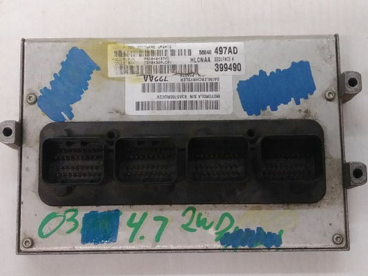 Powertrain Control Module #56028722AA 2003 Dodge Ram 1500