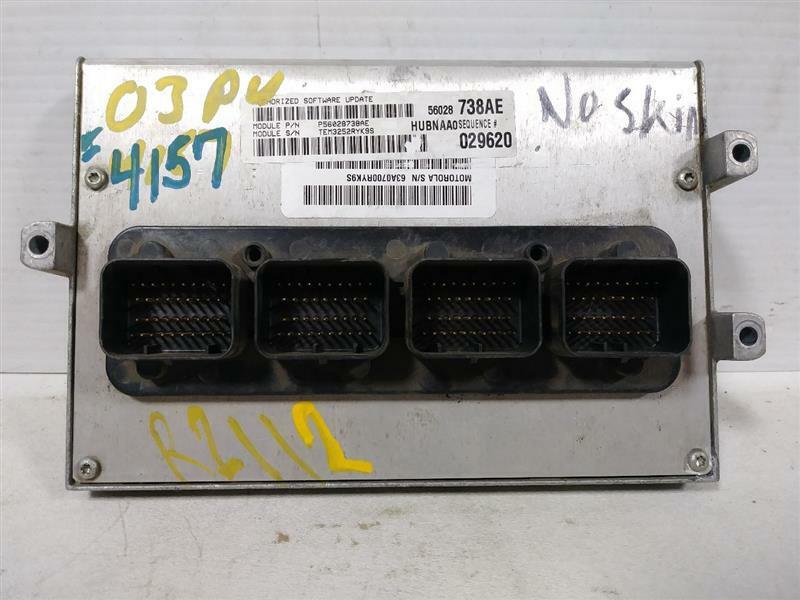 Powertrain Control Module #56028738AE 2003 Dodge Ram 1500
