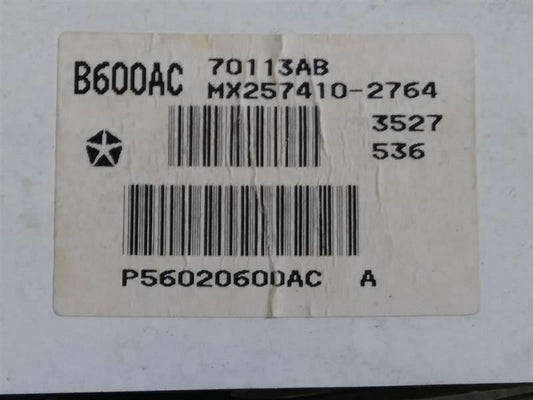 Speedometer #56020600AC for 1998 Dodge Ram 2500