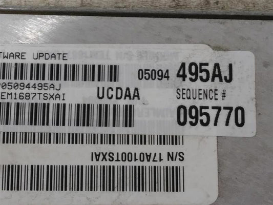 Powertrain/Engine Control Module #05094495AJ 2007 Dodge Ram 1500