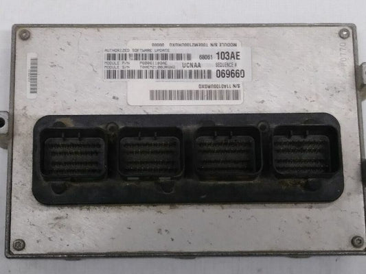 Powertrain Control Module #68061103AE 2011 Dodge Ram 1500