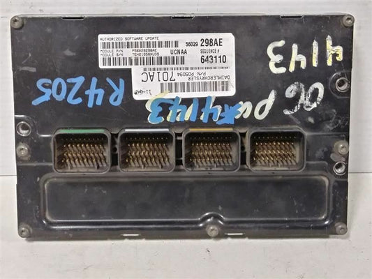 Powertrain/Engine Control Module #56029298AE 2006 Dodge Ram 1500