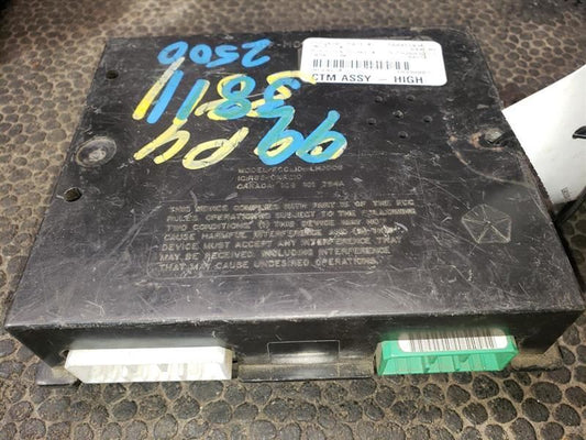 1999 DODGE RAM2500 CENTRAL TIMING AND ALARM MODULE (CTM). PART NUMBER 56045183AE