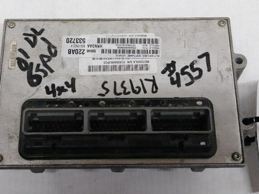 2002 DODGE RAM 2500 3500 POWERTRAIN CONTROL MODULE PCM DODGE P/N 56040220AB