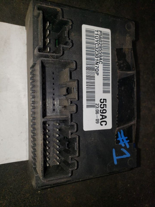 2011 RAM 1500 TRANSFER CASE SHIFT CONTROL MODULE. PART NUMBER 56029559AC