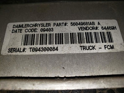2007 Dodge Magnum FUSE BOX Module FCM Front Control Module 04692140 Plug & Play 2007 Dodge Magnum FUSE BOX Module FCM Front Control Module 04692140 Plug & Play