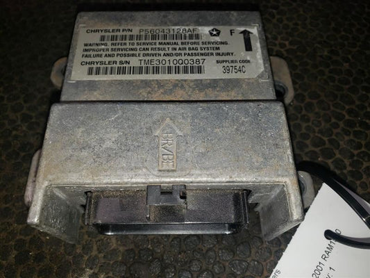 2001 DODGE RAM1500 SRS MODULE. PART NUMBER 56043128AF
