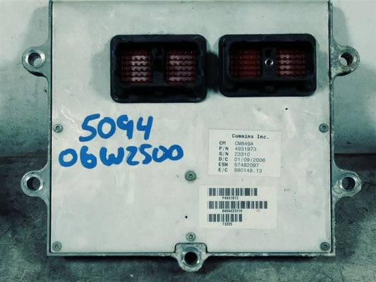 2006 DODGE RAM2500 5.9L DIESEL G56 TRANS ECM. PART NUMBER 4931973