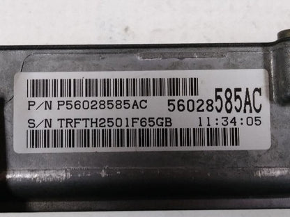 2002 DODGE RAM1500 TRANSMISSION CONTROL MODULE (TCM). PART NUMBER 56028585AC
