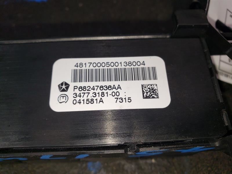 2017 RAM1500 DASH SWITCH BANK. PART NUMBER 68247636AA