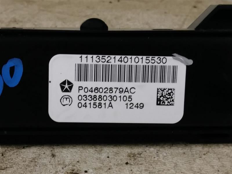 2012 DODGE RAM1500 SWITCH BANK. PART NUMBER 04602879AC