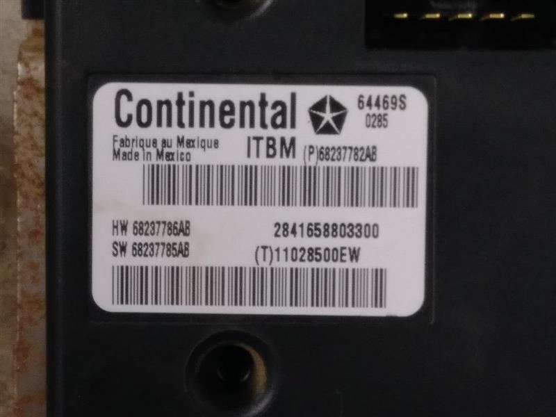 2015 DODGE RAM3500 TRAILER BRAKE MODULE. PART NUMBER 68237786AB